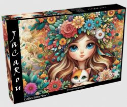 JACAROU CASSE-TÊTE 1000 PIÈCES - COMPAGNONS EN FLEURS (BLOSSOM COMPANIONS) #JP-BLOS1000